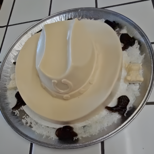 Gelatina de sombrero de tres leches