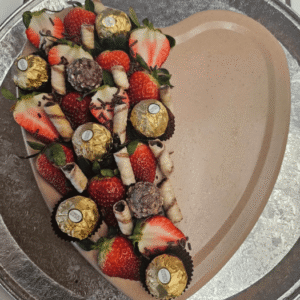 Gelatina en Corazón de Ferrero Rocher